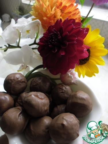 мои шоколадные конфеты и оформление коробки