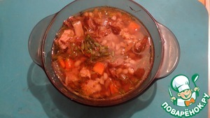 Рецепт Грибной суп "Мускатный"