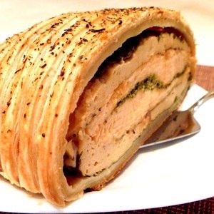 Рецепт Форель в тесте с пряными травами