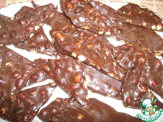 Шоколадные квадратики с семечками по рецепту VeVeTa Tuk https://www.povarenok.ru/recipes/show/82119/