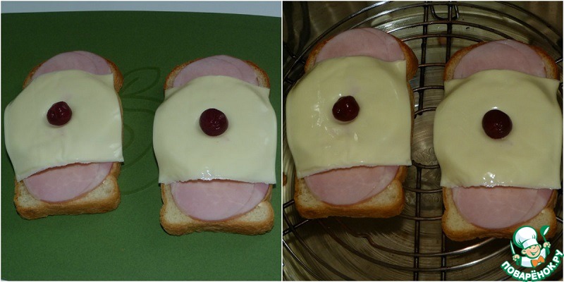 горячие бутерброды в аэрогриле