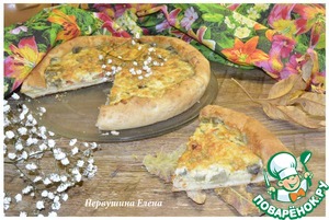 Рецепт Пицца заливная с овощами под сыром
