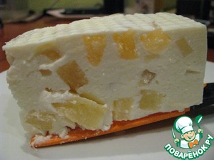 Рецепт Творожный десерт с ананасом