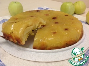 Рецепт Янтарный яблочный пирог