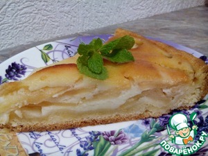 Рецепт Пирог цветаевский с яблоками