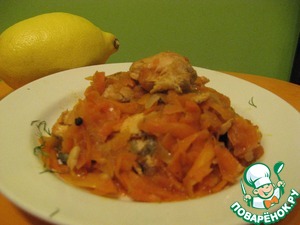 Рецепт Горбуша под морковным маринадом