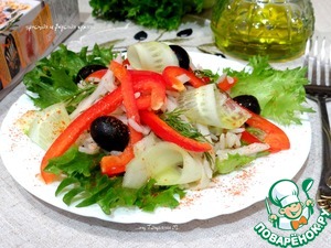 Рецепт Салат из риса с овощами