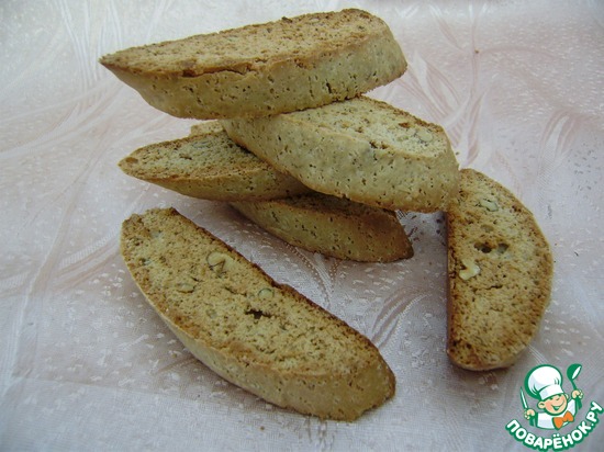 Кофейные бискотти с лесным орехом