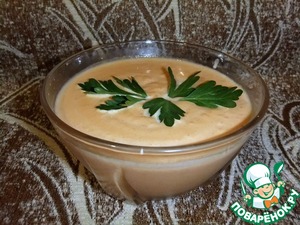 Рецепт Тыквенный суп-пюре со сливками