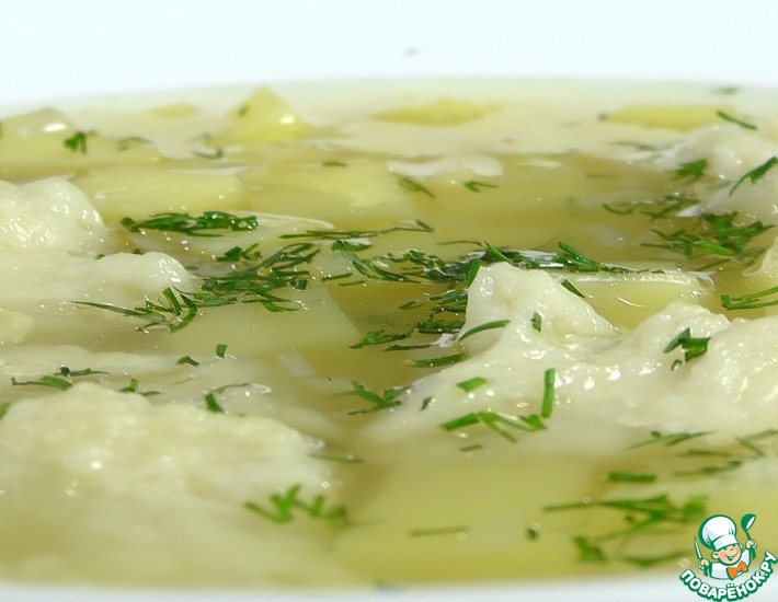 Рецепт: Суп с галушками по-полтавски