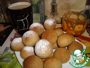 Рецепт Гречневые пряники с сушеными персиками