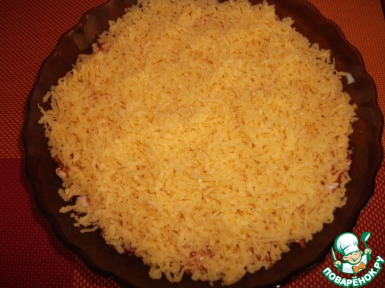 Салат "Осенний лист" по рецепту Светлана1682 https://www.povarenok.ru/recipes/show/98421/