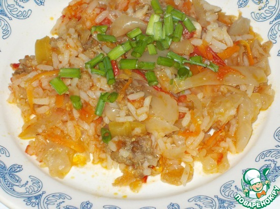 а-ля бигос с рисом и фаошем
