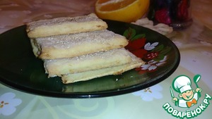 Рецепт Песочное печенье с апельсином и грушей