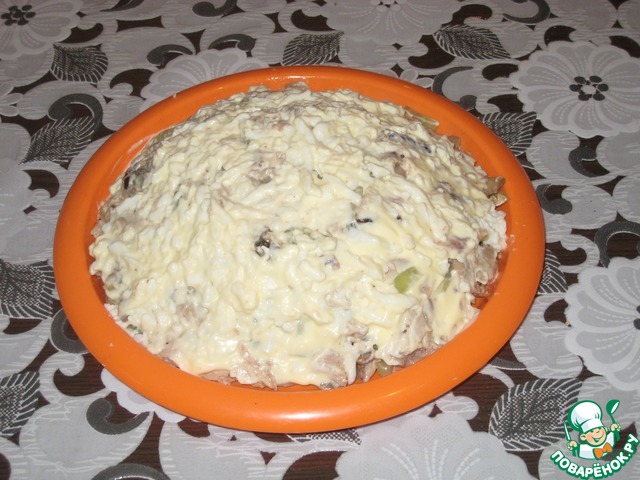 салат листопад