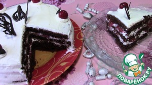 Рецепт Шоколадный торт "Зимняя вишня"