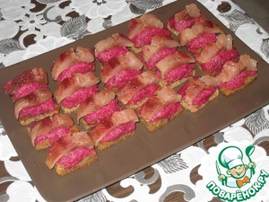 Канапе с селедкой и свеклой — рецепт с фото пошагово + отзывы. Как сделать канапе с сельдью и свеклой?