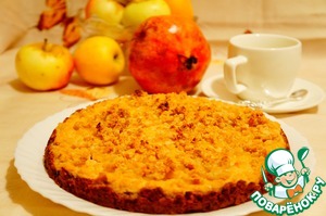 Рецепт Яблочный пирог с крошкой