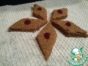 Рецепт Шоколадное песочное печенье с геркулесом