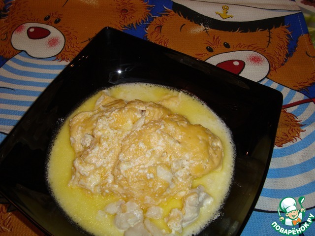 Щечки судака "Сливочные" – кулинарный рецепт