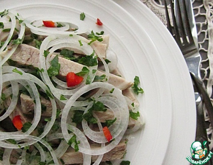 Рецепт: Деревенский свадебный салат