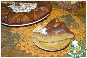 Рецепт Мятный пирог с хурмой