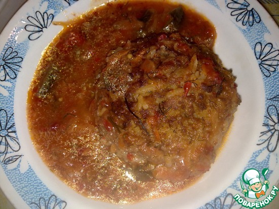 Тефтели в соусе из сладкого перца