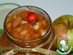 Рецепт Начинка для пирога из боярышника, яблок и миндаля