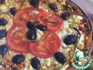 Рецепт Пицца с фетой по‑гречески