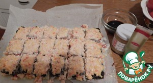 Рецепт Запеченный суши торт
