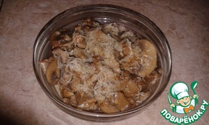 Рецепт Тушёные грибы в мультиварке
