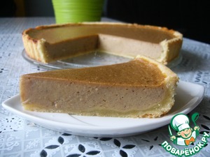 Рецепт Пирог с начинкой из тыквы, груши и банана