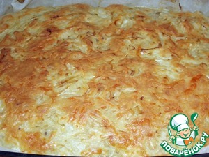 Капустный пирог «Ленивец» - рецепт с фото на Хлебопечка.ру