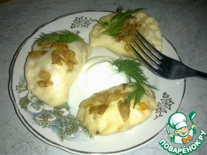 Рецепт Вареники картофельно-капустные на пару