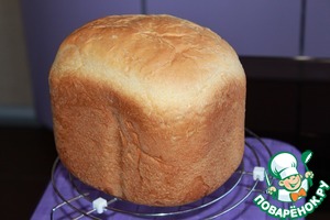 Рецепт Хлеб молочный (для хлебопечки)