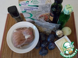Мясо, тушенное со сливой, пошаговый рецепт, фото, ингредиенты - ярослава