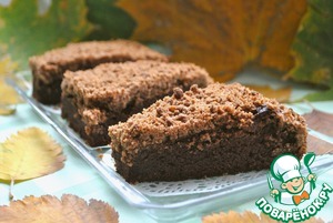 Рецепт Шоколадный обсыпной пирог