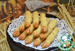 Рецепт Печенье «Ведьмины пальчики»