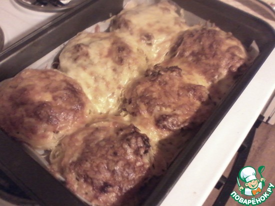 гнезда из спагетти, с соусом "бешамель" от Esmeraldochka