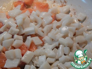 Омлет с кальмарами - пошаговый рецепт с фото | Lisa.ru
