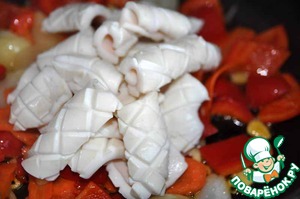Кальмары по-китайски – пошаговый рецепт с фотографиями