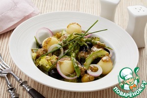 Рецепт Марокканский картофельный салат с маслинами и оливками