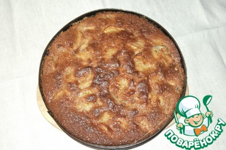 Рецепт: Пирог Яблочный заливной