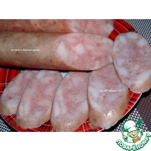 Колбаса домашняя куриная молочная
