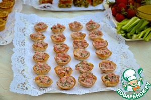 Рецепт Хлебные корзиночки с томатным конкассе