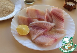 Рыба в кунжуте, пошаговый рецепт на 325132 ккал, фото, ингредиенты - Галина