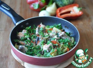 Рецепт Рыбное рагу с овощами и тмином