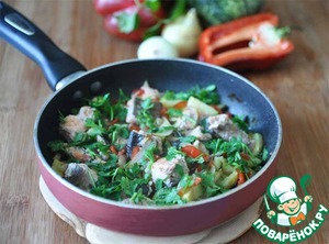 Рецепт Рыбное рагу с овощами и тмином