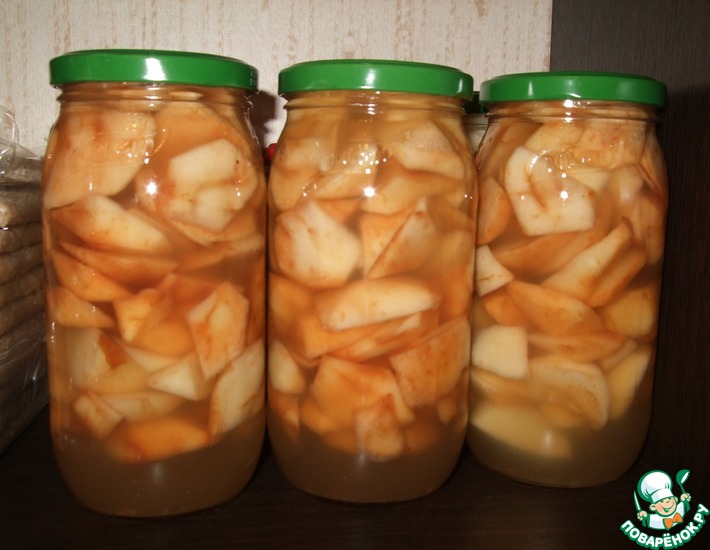 Рецепт: Медовые яблоки
