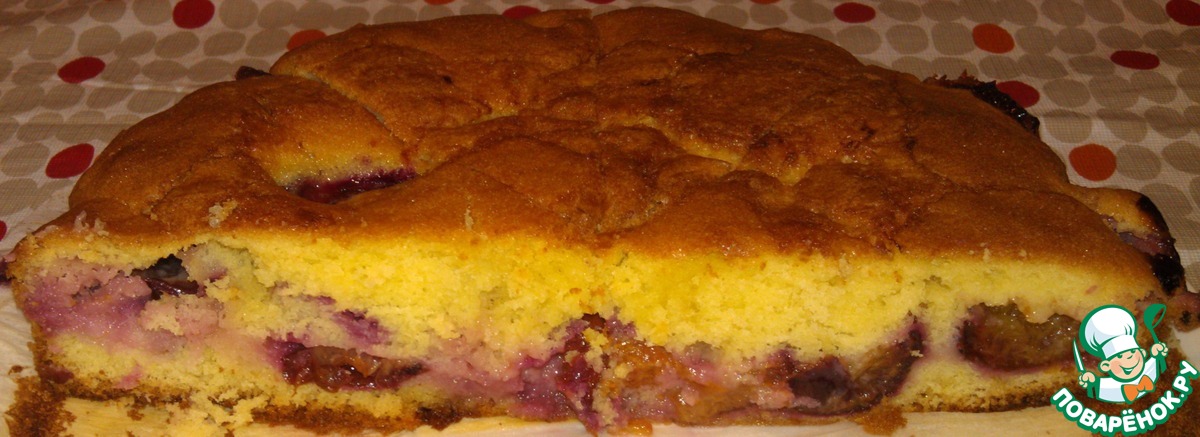 Сливовый пирог из газеты "New York Times"